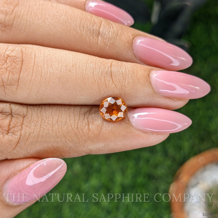 1.41 Ct. Golden Orange Hessonite Garnet