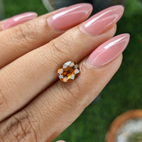 1.42 Ct. Golden Orange Hessonite Garnet Life Style