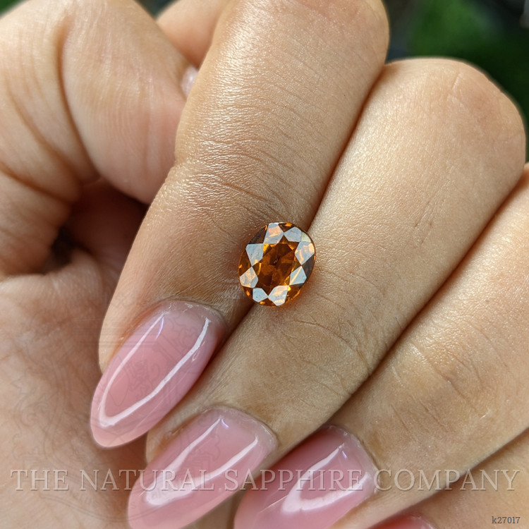 1.42 Ct. Golden Orange Hessonite Garnet