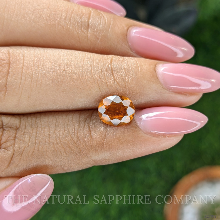 1.94 Ct. Golden Orange Hessonite Garnet