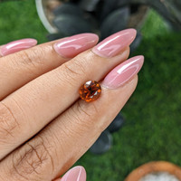 1.70 Ct. Golden Orange Hessonite Garnet Life Style