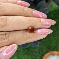 1.70 Ct. Golden Orange Hessonite Garnet Life Style