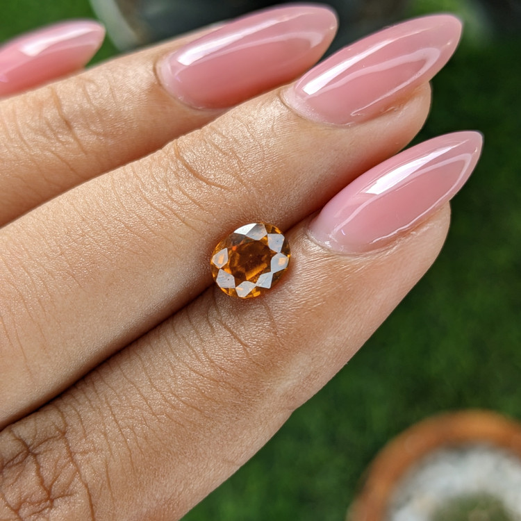 1.25 Ct. Golden Orange Hessonite Garnet