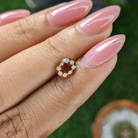 1.24 Ct. Golden Orange Hessonite Garnet Life Style