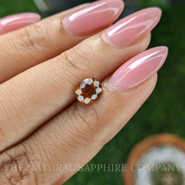1.24 Ct. Golden Orange Hessonite Garnet