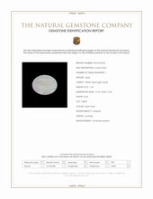 1.54 Ct. Multi Color White Opal (Light Opal) from Australia Scan Report
