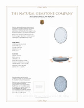 1.23 Ct. White Opal from Australia 3 D Scan Report