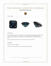 5.41 Ct. London Blue Topaz from Brazil Appraisal