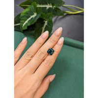 5.41 Ct. London Blue Topaz from Brazil Life Style