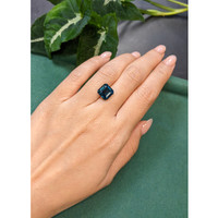 5.41 Ct. London Blue Topaz from Brazil Life Style