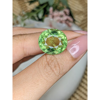 14.65 Ct. Yellowish Green Prasiolite from Brazil Life Style
