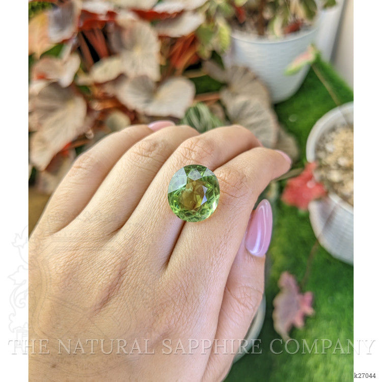 14.65 Ct. Yellowish Green Prasiolite from Brazil