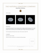 6.04 Ct. White Opal from Australia Appraisal