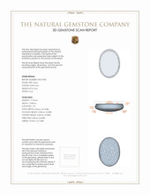 6.04 Ct. White Opal from Australia 3 D Scan Report