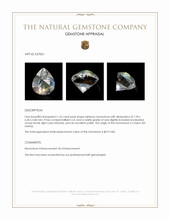 1.33 Ct. Rainbow Moonstone from Ceylon (Sri Lanka) Appraisal