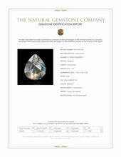 1.33 Ct. Rainbow Moonstone from Ceylon (Sri Lanka) Scan Report