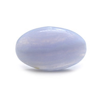 11.16 Ct. Blue Cabochon Agate from Brazil Video