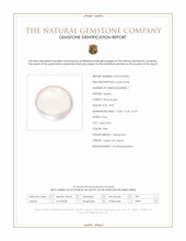 8.99 Ct. Pink Cabochon Rose Quartz from Ceylon (Sri Lanka) Scan Report