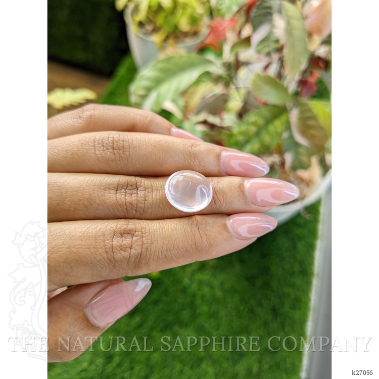 8.99 Ct. Pink Cabochon Rose Quartz from Ceylon (Sri Lanka)