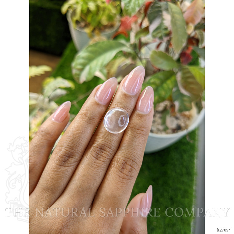 9.54 Ct. Pink Cabochon Rose Quartz from Ceylon (Sri Lanka)