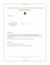 3.59 Ct. Pink Cabochon Rose Quartz from Ceylon (Sri Lanka) Appraisal
