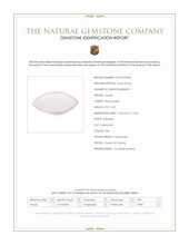 3.59 Ct. Pink Cabochon Rose Quartz from Ceylon (Sri Lanka) Scan Report