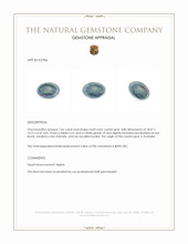 7.66 Ct. Multi Color Crystal Opal (Jelly Opal) from Australia Appraisal