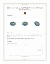 7.66 Ct. Semi-Black Opal from Australia Appraisal