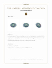 7.66 Ct. Semi-Black Opal from Australia Appraisal