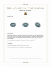 7.66 Ct. Multi Color Crystal Opal (Jelly Opal) from Australia Appraisal