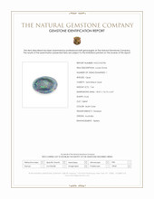 7.66 Ct. Multi Color Crystal Opal (Jelly Opal) from Australia Scan Report