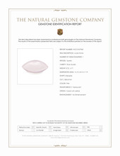 6.71 Ct. Pink Cabochon Rose Quartz from Ceylon (Sri Lanka) Scan Report