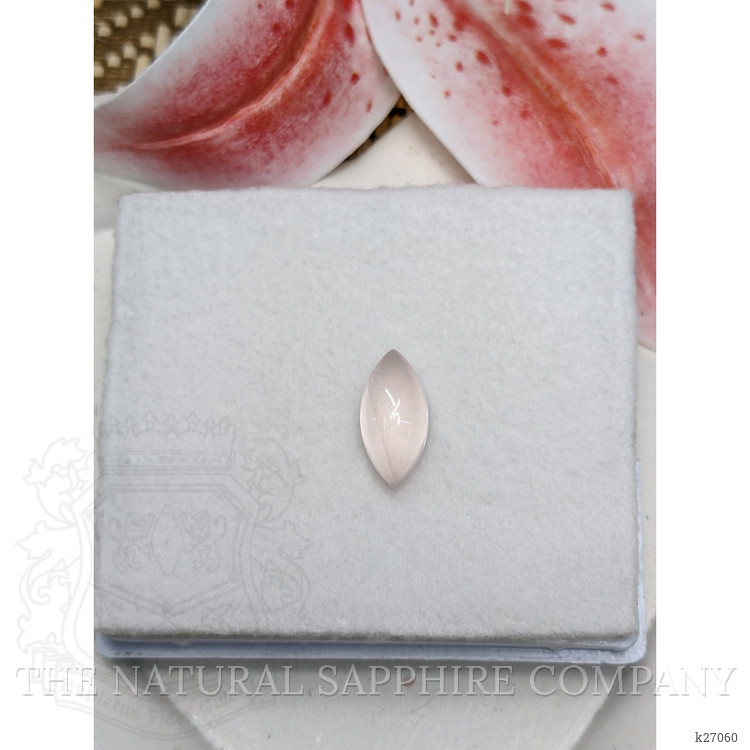 6.71 Ct. Pink Cabochon Rose Quartz from Ceylon (Sri Lanka)