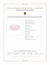 3.07 Ct. Pink Cabochon Rose Quartz from Ceylon (Sri Lanka) Scan Report