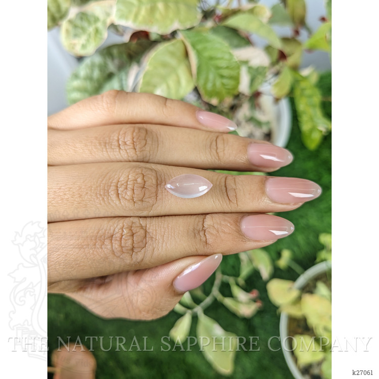 3.07 Ct. Pink Cabochon Rose Quartz from Ceylon (Sri Lanka)