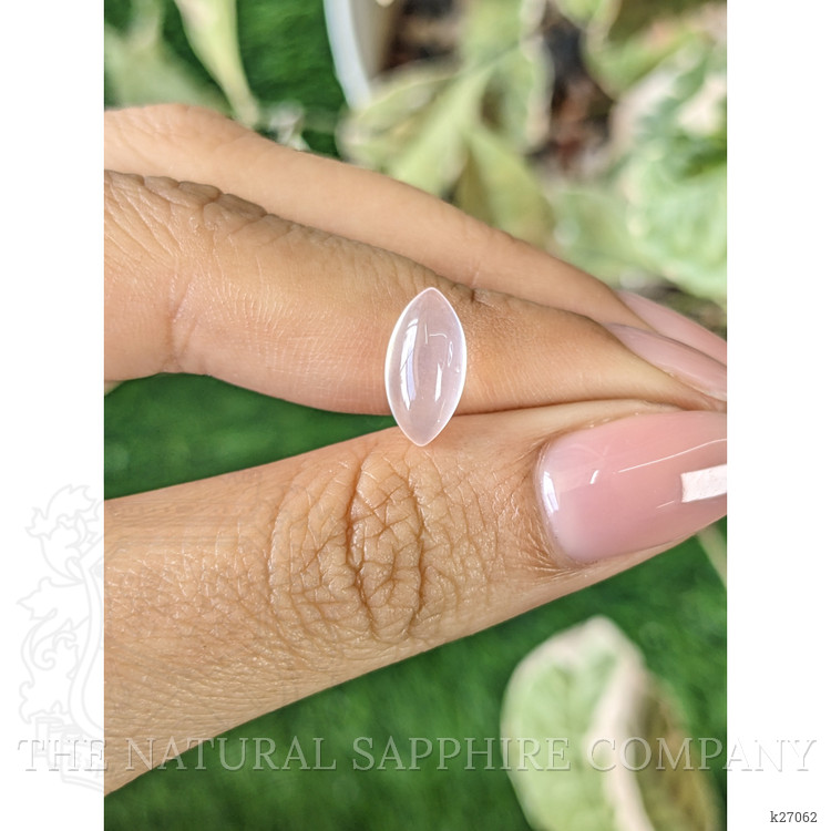 2.07 Ct. Pink Cabochon Rose Quartz from Ceylon (Sri Lanka)