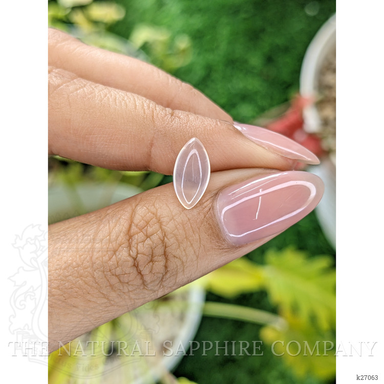 1.92 Ct. Pink Cabochon Rose Quartz from Ceylon (Sri Lanka)