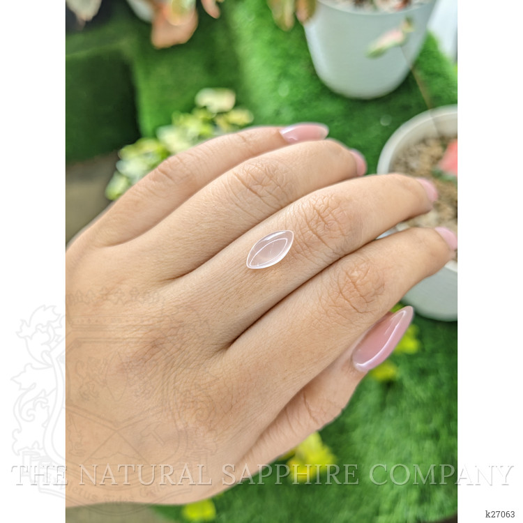 1.92 Ct. Pink Cabochon Rose Quartz from Ceylon (Sri Lanka)