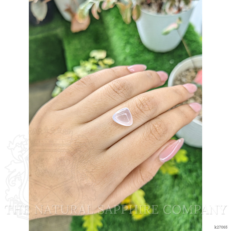 4.36 Ct. Pink Cabochon Rose Quartz from Ceylon (Sri Lanka)