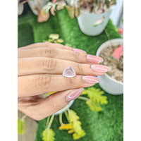 4.36 Ct. Pink Cabochon Rose Quartz from Ceylon (Sri Lanka) Life Style