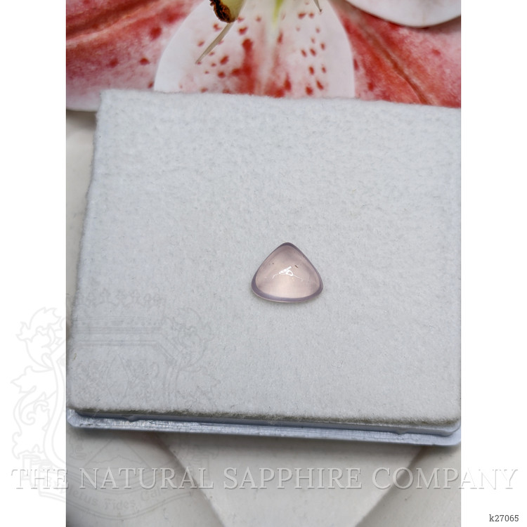 4.36 Ct. Pink Cabochon Rose Quartz from Ceylon (Sri Lanka)