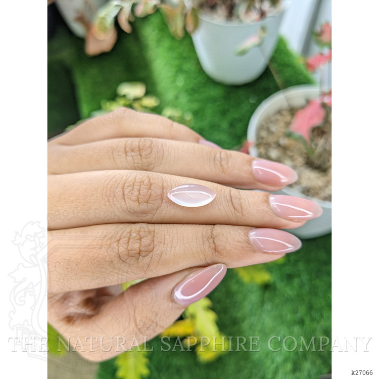 3.00 Ct. Pink Cabochon Rose Quartz from Ceylon (Sri Lanka)