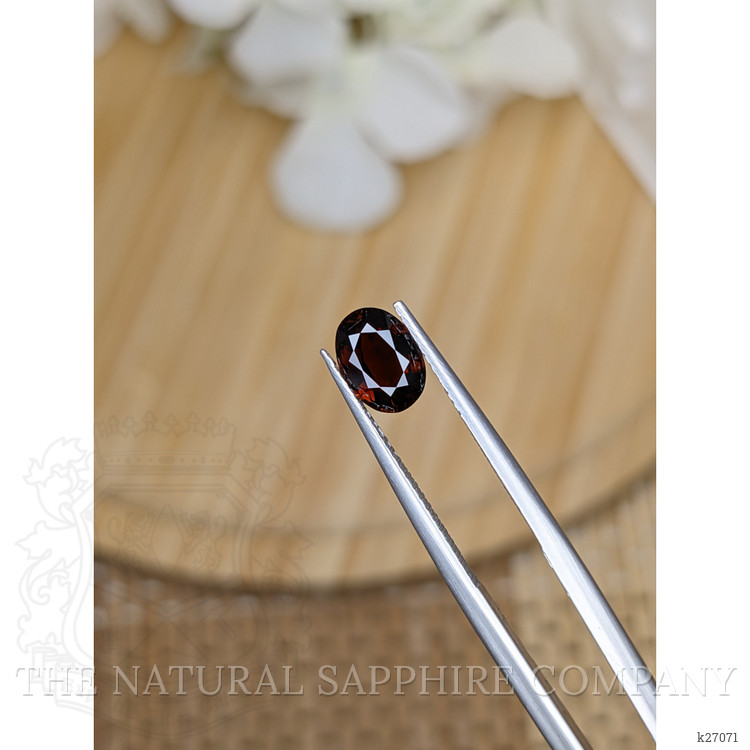 1.21 Ct. Brownish Orange Zircon from Ceylon (Sri Lanka)