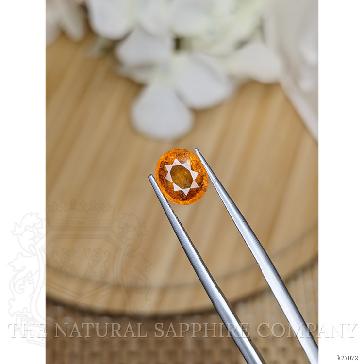 1.92 Ct. Orange Hessonite Garnet from Madagascar