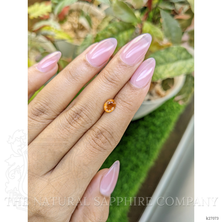 1.12 Ct. Orange Hessonite Garnet from Madagascar