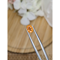 1.12 Ct. Orange Hessonite Garnet from Madagascar Life Style