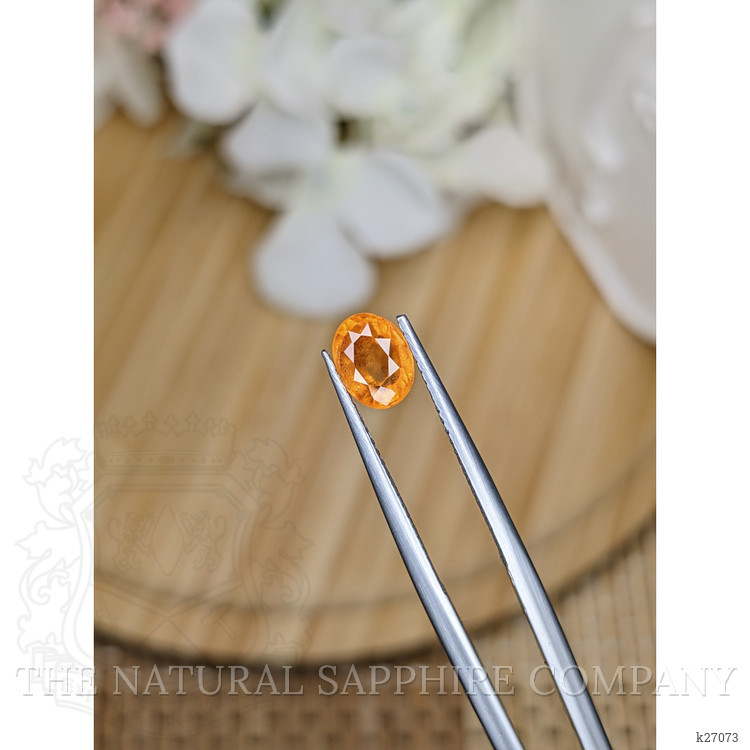 1.12 Ct. Orange Hessonite Garnet from Madagascar
