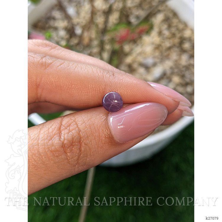 0.96 Ct. Pinkish Purple Star Spinel from Ceylon (Sri Lanka)
