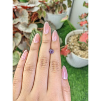 0.96 Ct. Pinkish Purple Star Spinel from Ceylon (Sri Lanka) Life Style