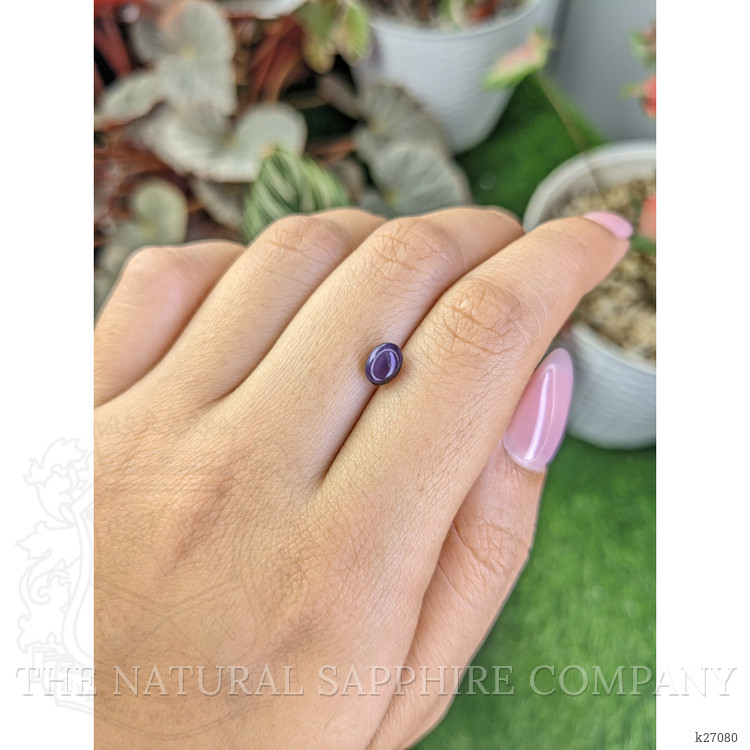 1.25 Ct. Purple Star Spinel from Ceylon (Sri Lanka)